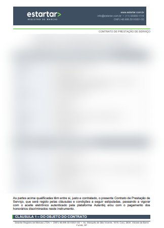 Contrato de prestação de serviço